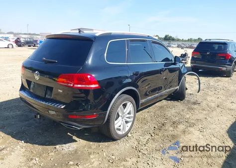 2014 Volkswagen Touareg Tdi Executive из США, поврежденный, VIN WVGEP9BP6ED010186